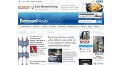 Desktop Screenshot of botosaninews.ro
